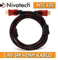 NIVATECH Ntc 103 1.4V 5 Metre Hdmi Kablo 